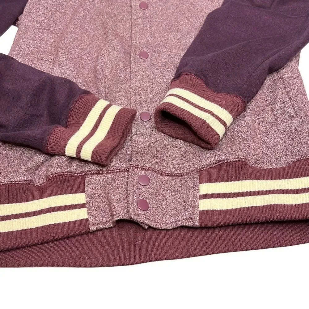 Chor full snap down varsity hoodie size L